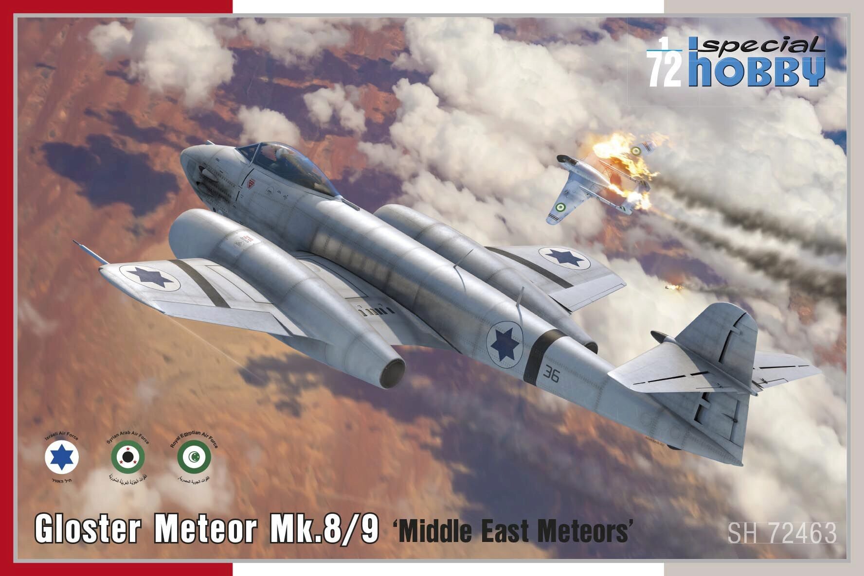 Special Hobby 100-SH72463 Gloster Meteor Mk.8/9 Middle East Meteors