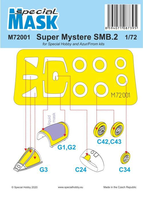 Special Hobby M72001 SMB-2 Super Mystere Mask
