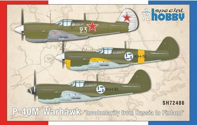 Special Hobby SH72486 P-40M Warhawk ‘Involuntarily from Russia to Finland’