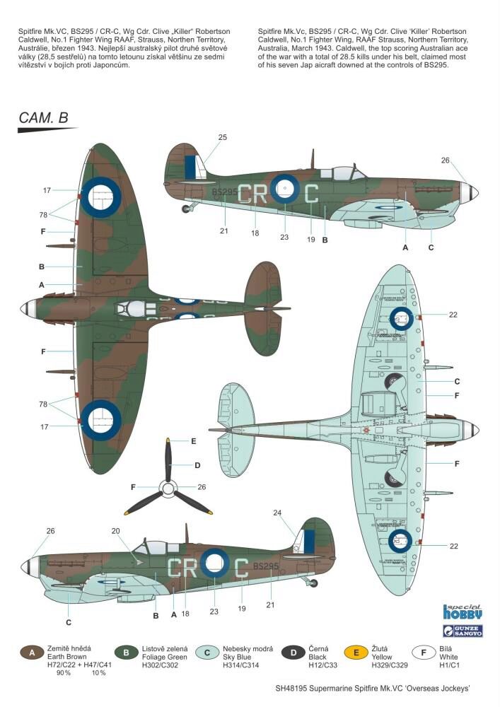 SPH48195 1:48 Special Hobby Supermarine Spitfire 'Overseas, 41% OFF