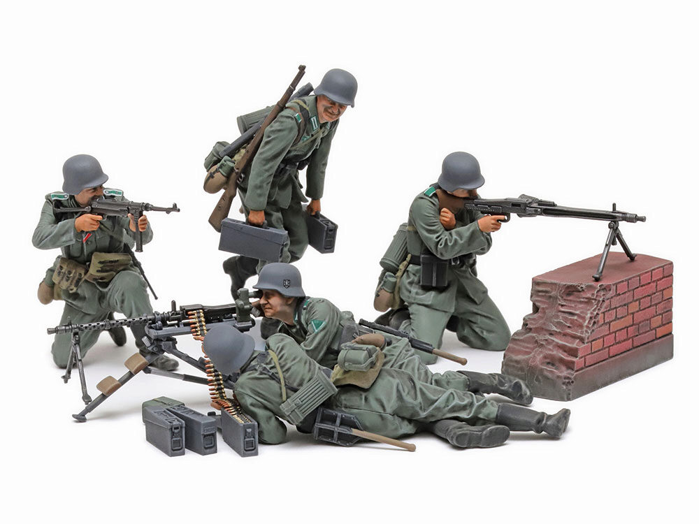 Tamiya 35386 German Machine Gun Team Set (Mid-WWII)