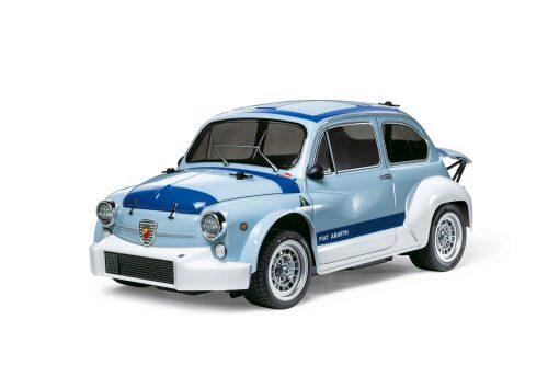TAMIYA 47492A 1/10 RC Fiat Abarth 1000TCR BC Blue Gray Painted Body (MB-01)