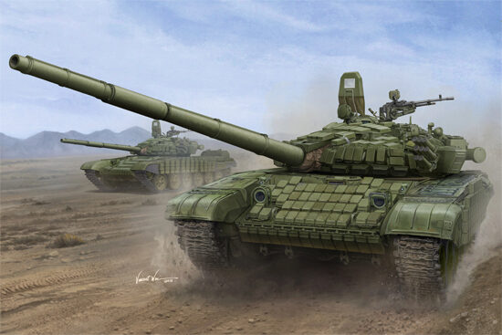 Trumpeter 00925 Russian T-72B/B1 MBT(w/kontakt-1 reactiv armor)