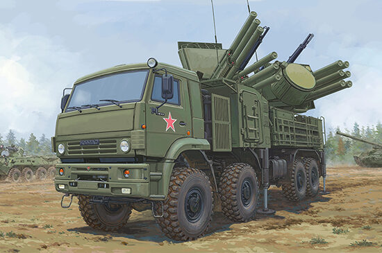 Trumpeter 01060 Russian 72V6E4 Combat Vehicle of 96K6 Pantsir-S1 ADMGS