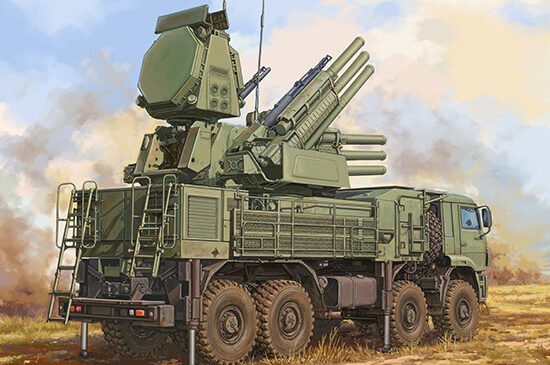 Trumpeter 01061 Russian 72V6E4 Combat Unit of 96K6 Pantsir -S1 ADMGS(w/RLM SOC S-band Radar)