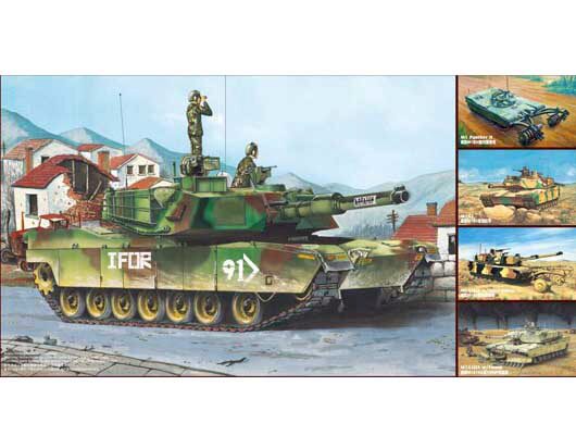 Trumpeter  01535 1/35 M1A1/A2 Abrams 5 in 1
