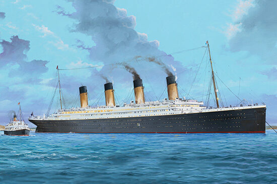 Trumpeter 03719 RMS Titanic + LED Beleuchtung /  über 130 cm lang