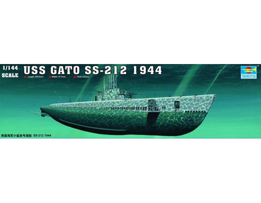 Trumpeter 05906 USS GATO SS-212 1944