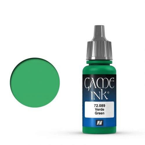 Vallejo 72089 Green  Ink, 17 ml