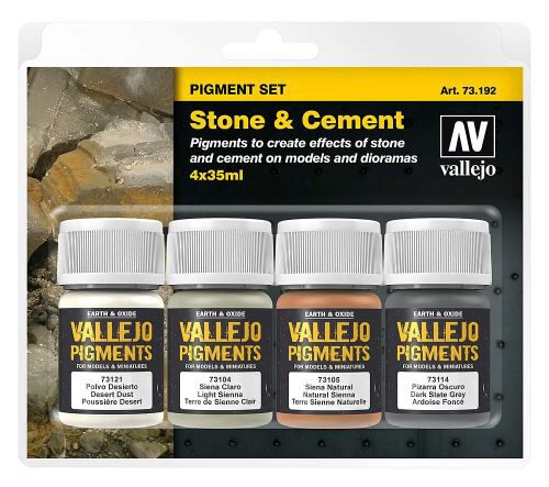 Vallejo 73192 Pigment-Set Stein und Beton