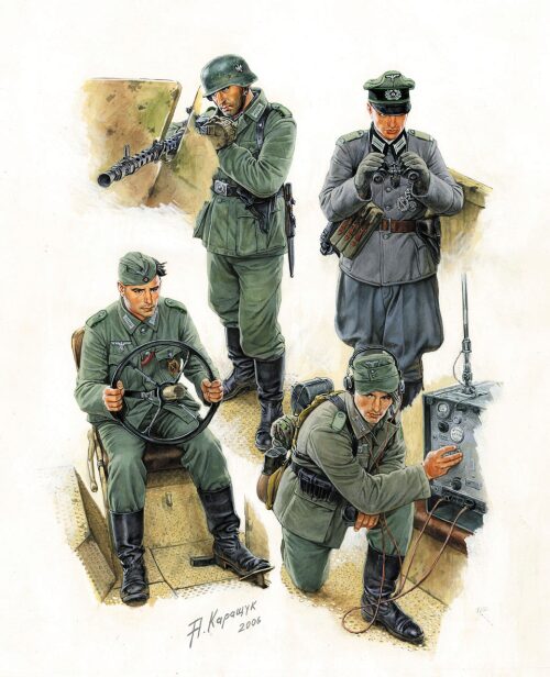 Zvezda 3585 German halftrack crew