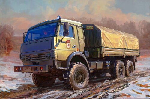 Zvezda 5074 Kamaz Mustang Truck