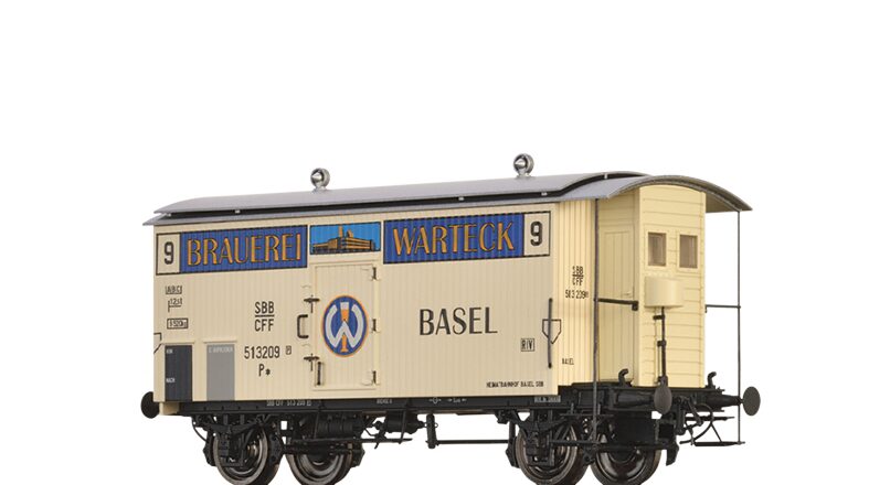 Brawa 47877 SBB Güterwagen K2  Warteck Basel