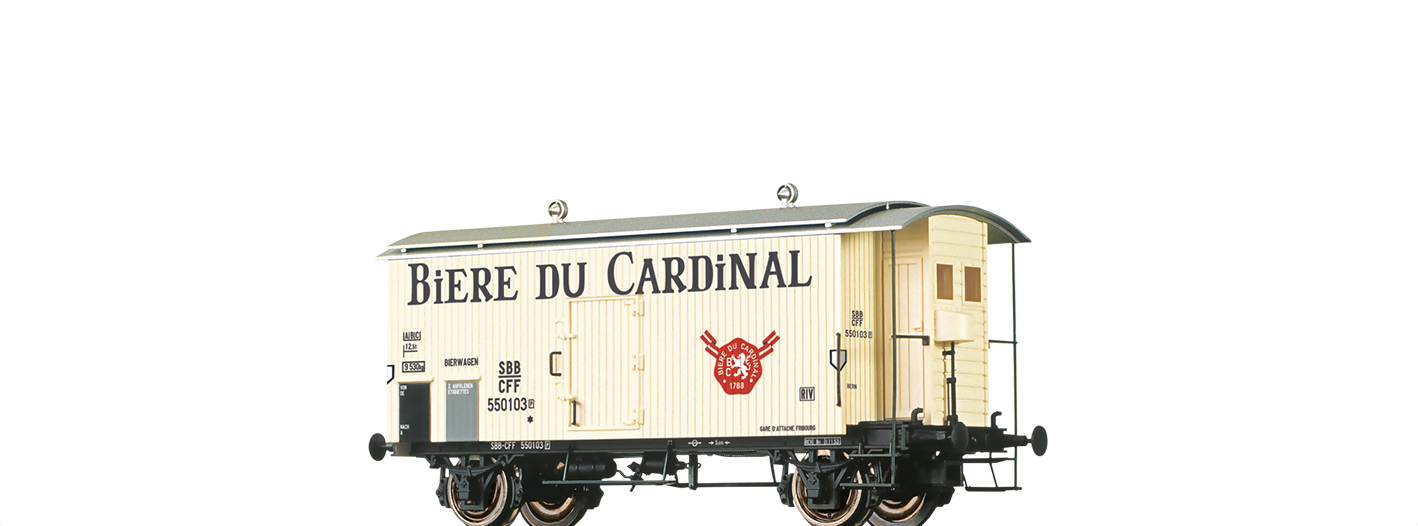 Brawa 47883 SBB Güterwagen K2  III, Cardinal