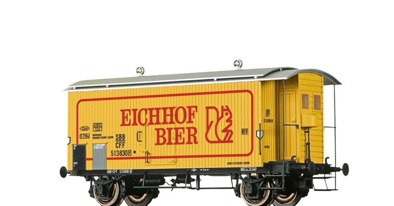 Brawa 47887 SBB Güterwagen K2  III, Eichhof Bier