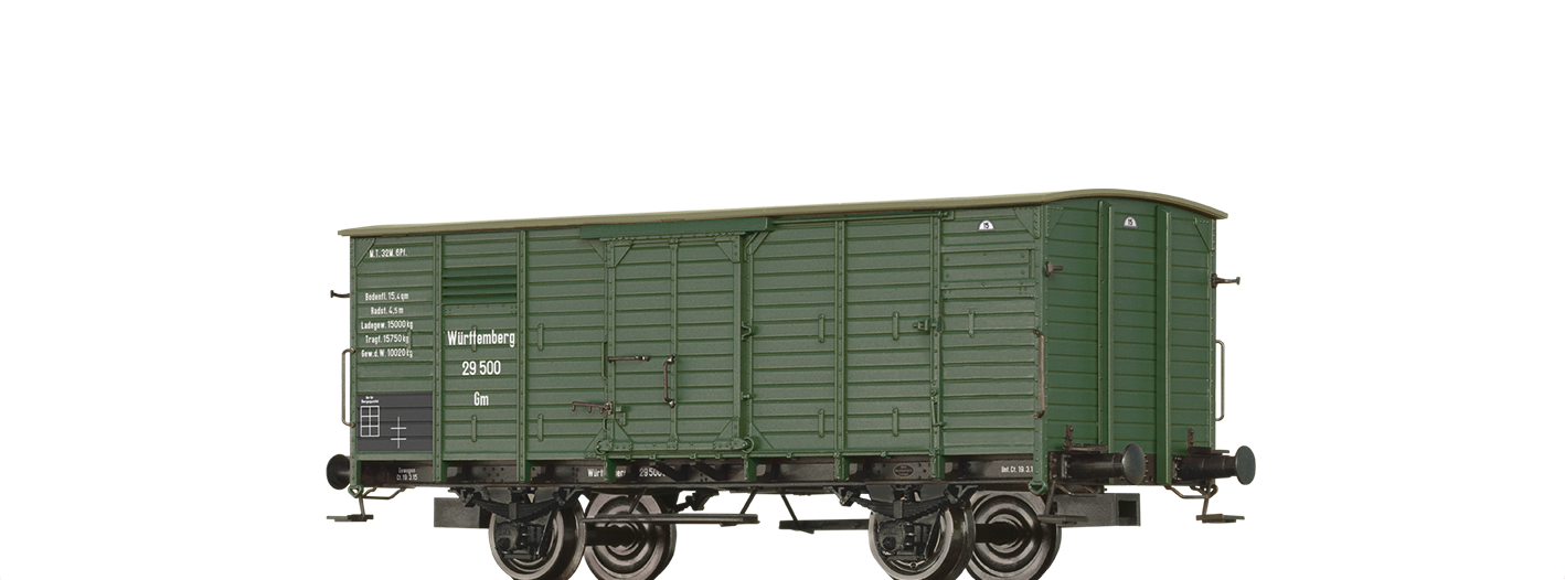 Brawa 49824 H0 Gedeckter Güterwagen Gm K.W.St.E.