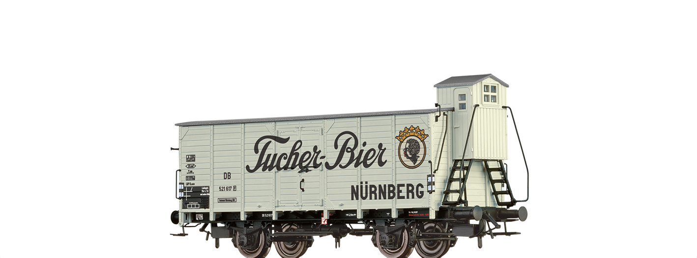 Brawa 49834 H0 Gedeckter Güterwagen G10 "Tucher" DB