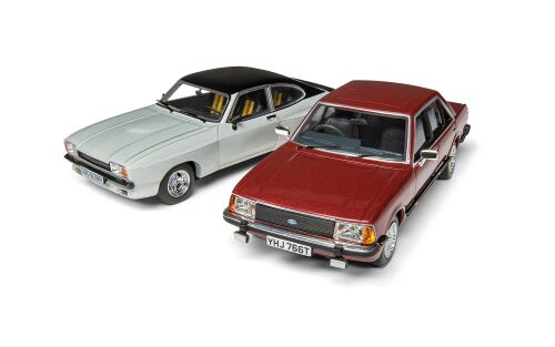 Corgi CC91991 Screen Stars - Ford Capri Mk2 X-Pack  Ford Granada Mk2 2.8i Ghia