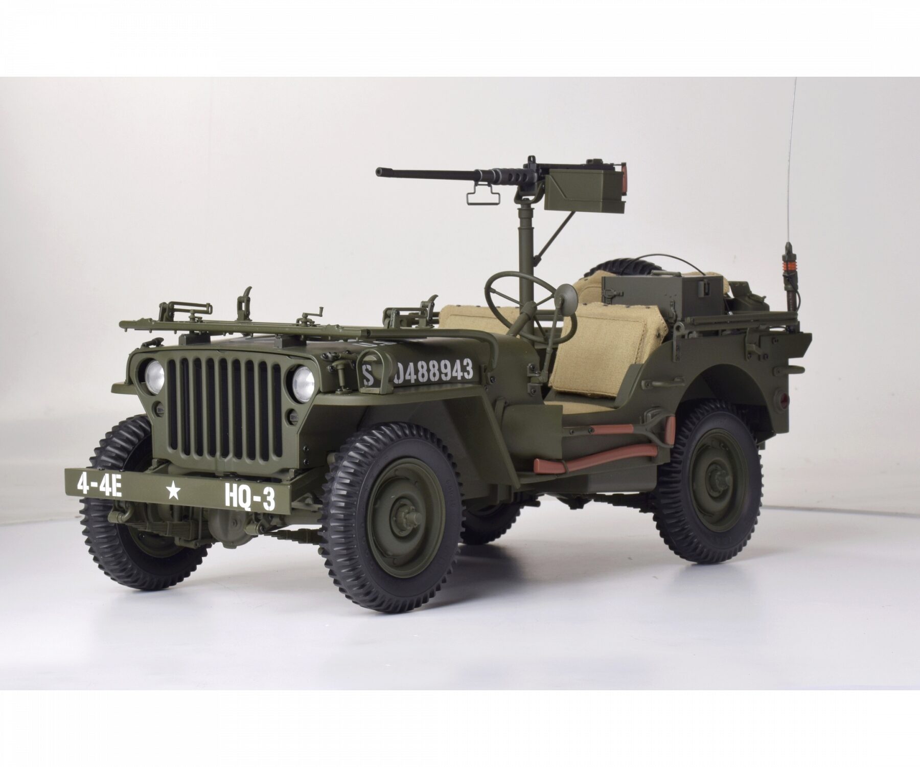 IXO 520010105 1:8 US Jeep Willys 4x4  Bausatz