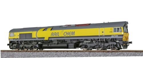 ESU 31364 6602 Rail4Chem Diesellok C66  grau/gelb  Ep VI  DCS/ACS