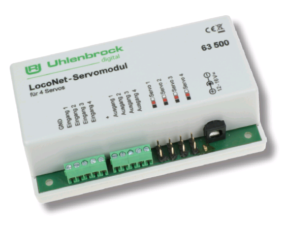 Uhlenbrock 63500 LocoNet-Servodecoder