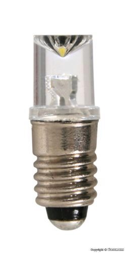 Viessmann 6019 H0 LED-Leuchte weiß mit Gewindefassung E 5,5, 5 Stück