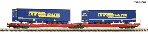 Fleischmann 6660050 DB-AG Doppeltaschen-Gelenkwagen T3000e DC