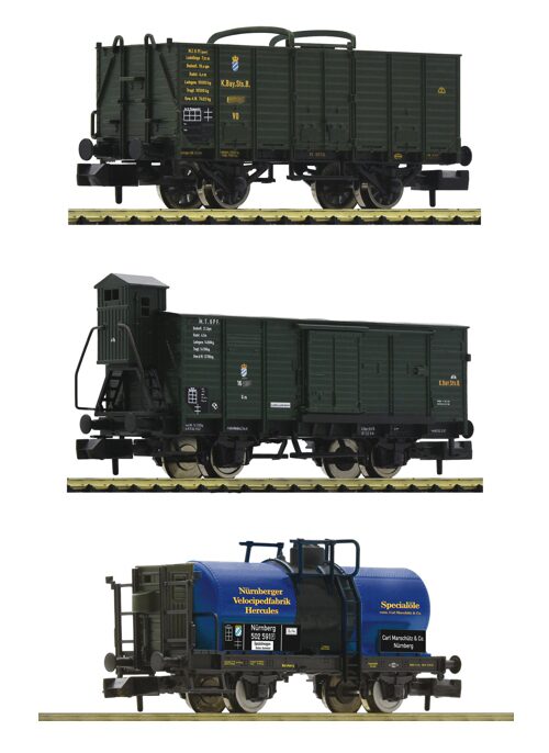 Fleischmann 809005 3er Set Güterzug Kbaystb      