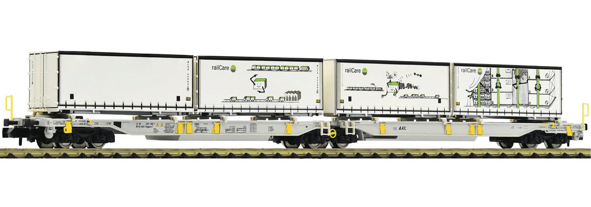 Fleischmann 825014 Doppeltragwagen AAE+Railcare  