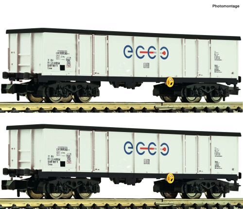 Fleischmann 841014 Ecco Rail  2-tlg. Set: Offene Güterwagen