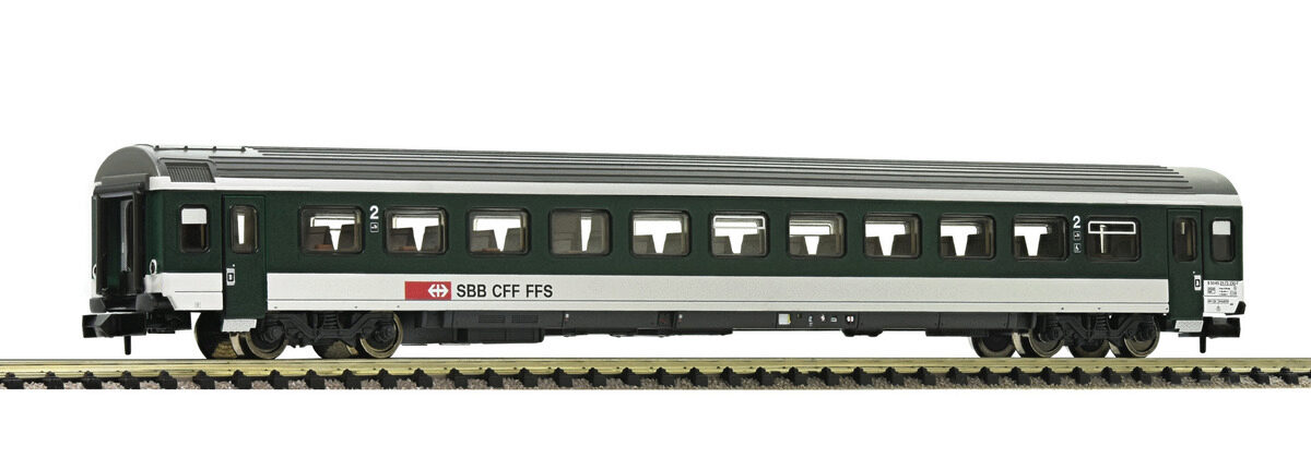 Fleischmann 890328 SBB EW IV Reisezugwagen 2.Kl.grün/grau