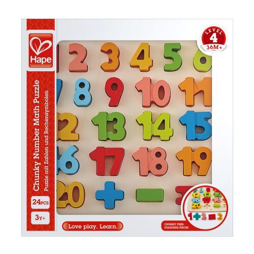 Hape E1550A Puzzle mit Zahlen und Rechensymbolen