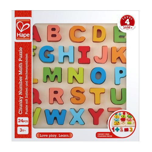 Hape E1551A Puzzle mit Grossbuchstaben