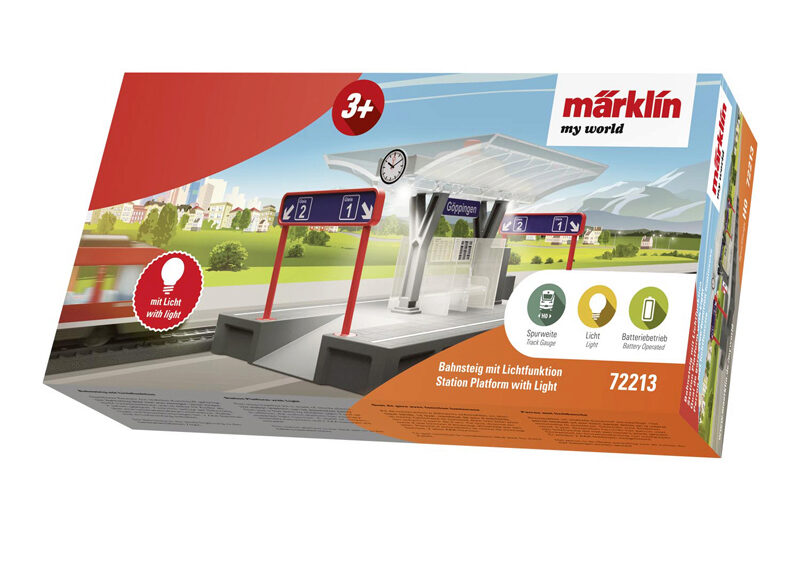Märklin 72213 Bahnsteig mit Licht(my world)