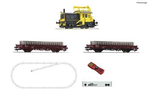 Roco 51333 NS z21 Set Diesellok Sik + Bauzug