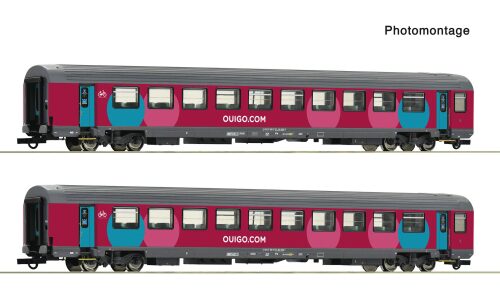 Roco 6200024 SNCF 2-tlg. Set 1: Corailwagen