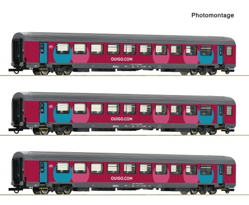 Roco 6200025 SNCF 3-tlg. Set 1: Corailwagen