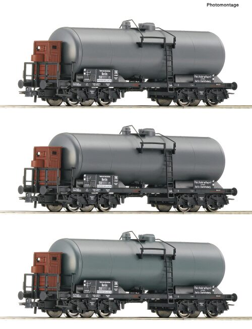 Roco 6600062 DRG 3-tlg. Set: Kesselwagen