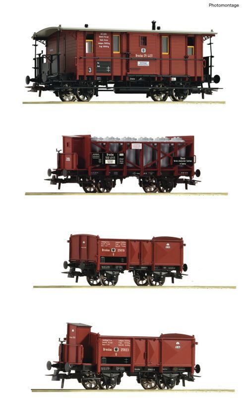 Roco 6600073 4-tlg. Set: Güterzug, K.P.E.V.