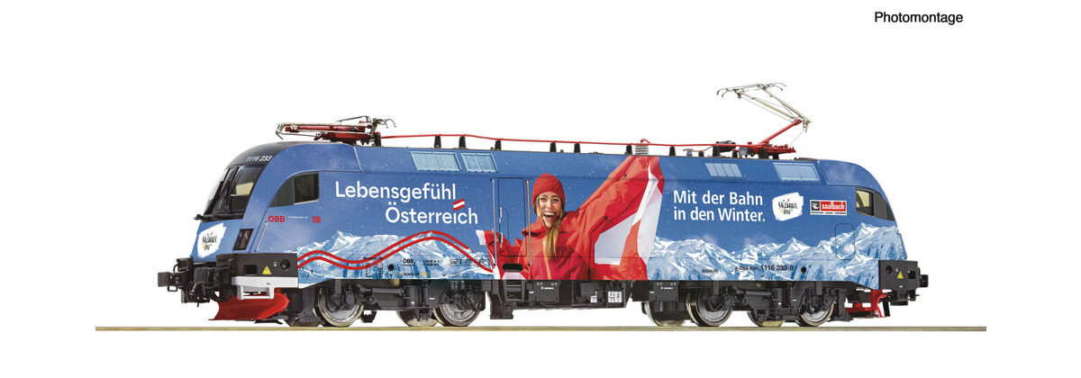 Roco 7500036 ÖBB E-Lok BR 1116 233-8 "Winter im SalzburgerLand" DC