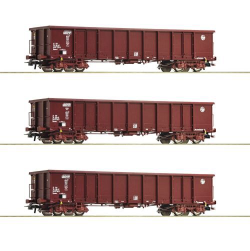 Roco 76091 HZ Cargo  3-tlg. Set: Offene Güterwagen