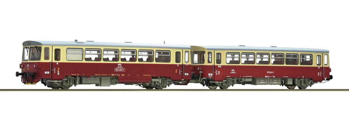 Roco 7700023 Dieseltriebwagen   Rh 810 ZSSK DC