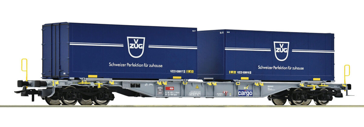 Roco 77343 SBB Container Tragwagen VZUG