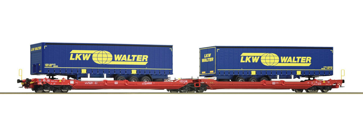Roco 77385 Doppeltragewagen T3000e+Walter