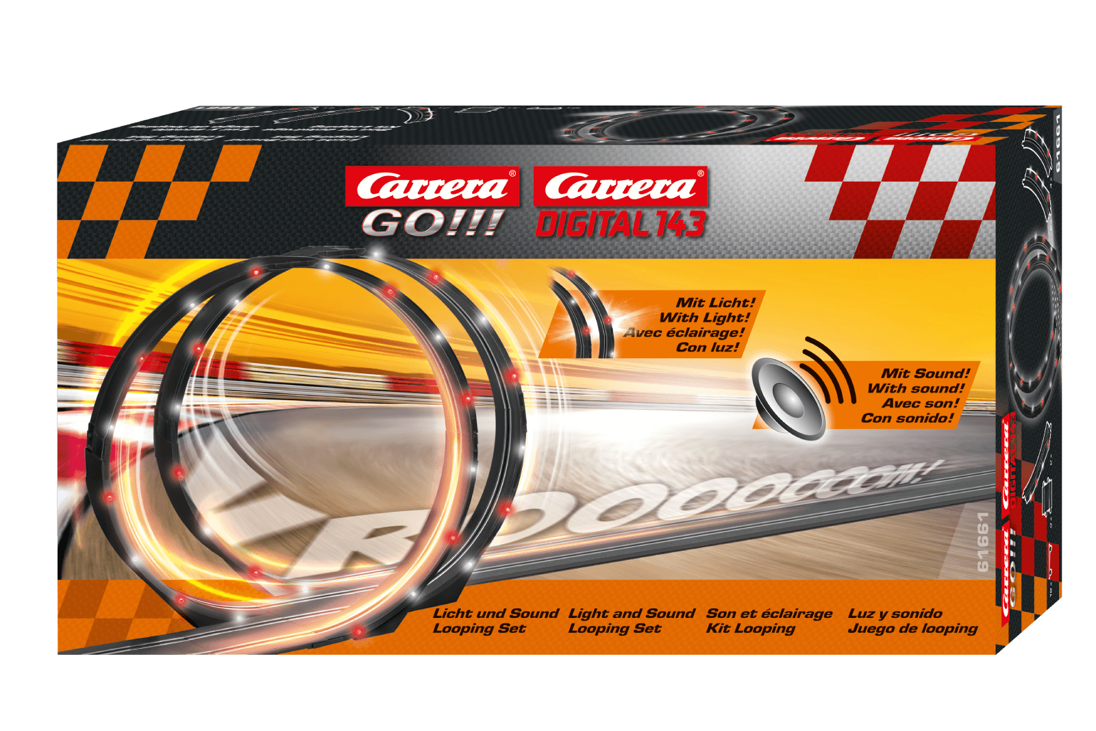 Carrera 61661 GO! LED Looping mit Sound +Licht 