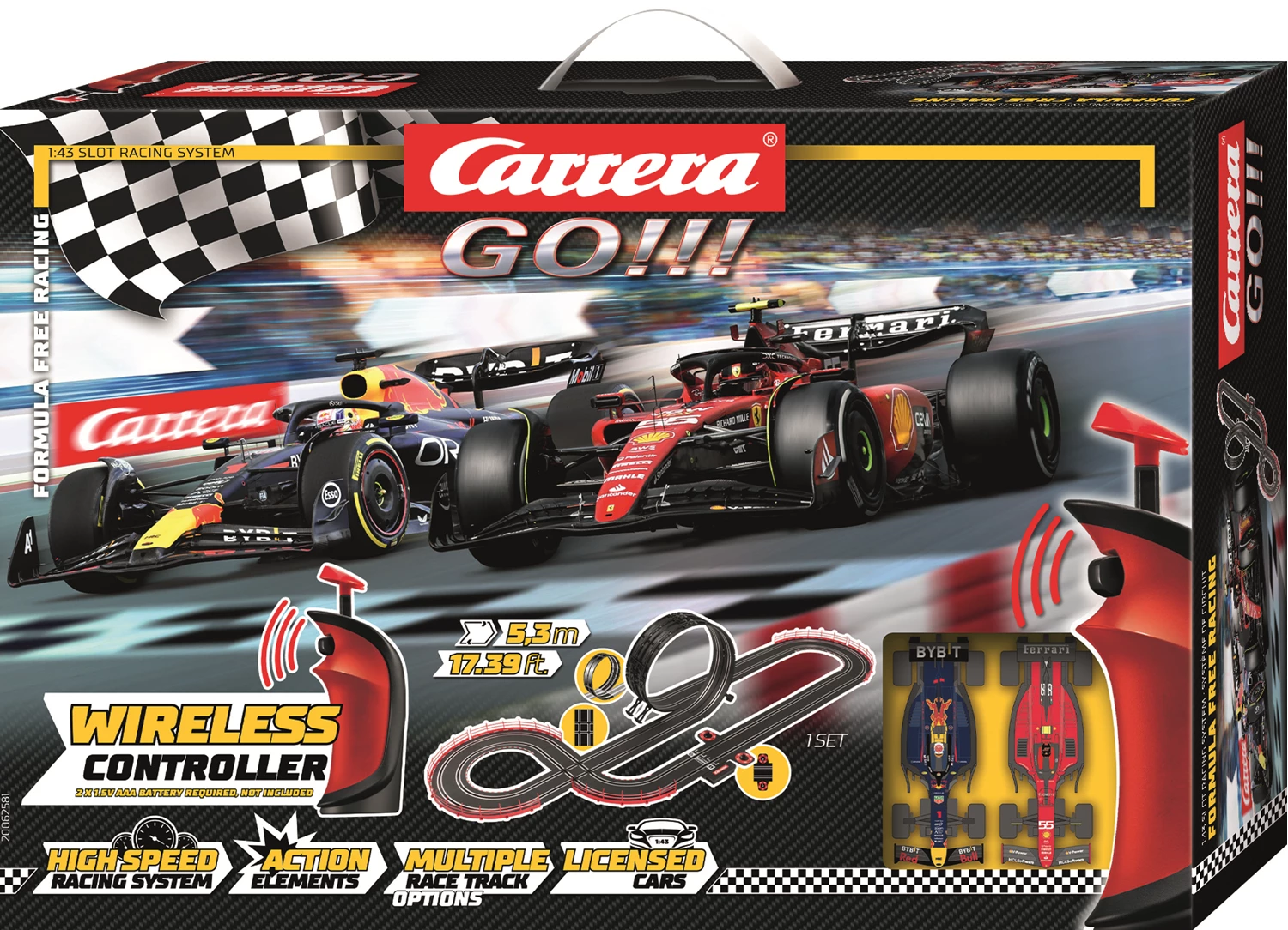 Carrera 62581 GO! F1 Formula Free Racing