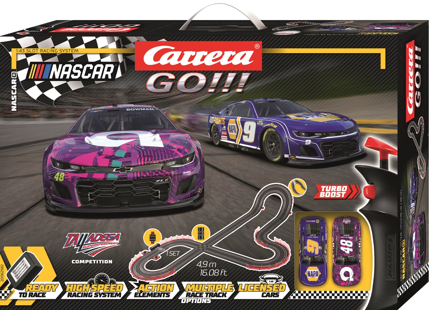 Carrera 62582 GO! NASCAR Talladega Compet.