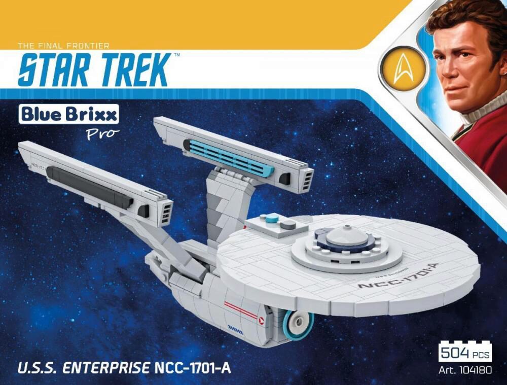 BlueBrixx 104180 Star Trek USS Enterprise NCC-1701-A 504 Teile
