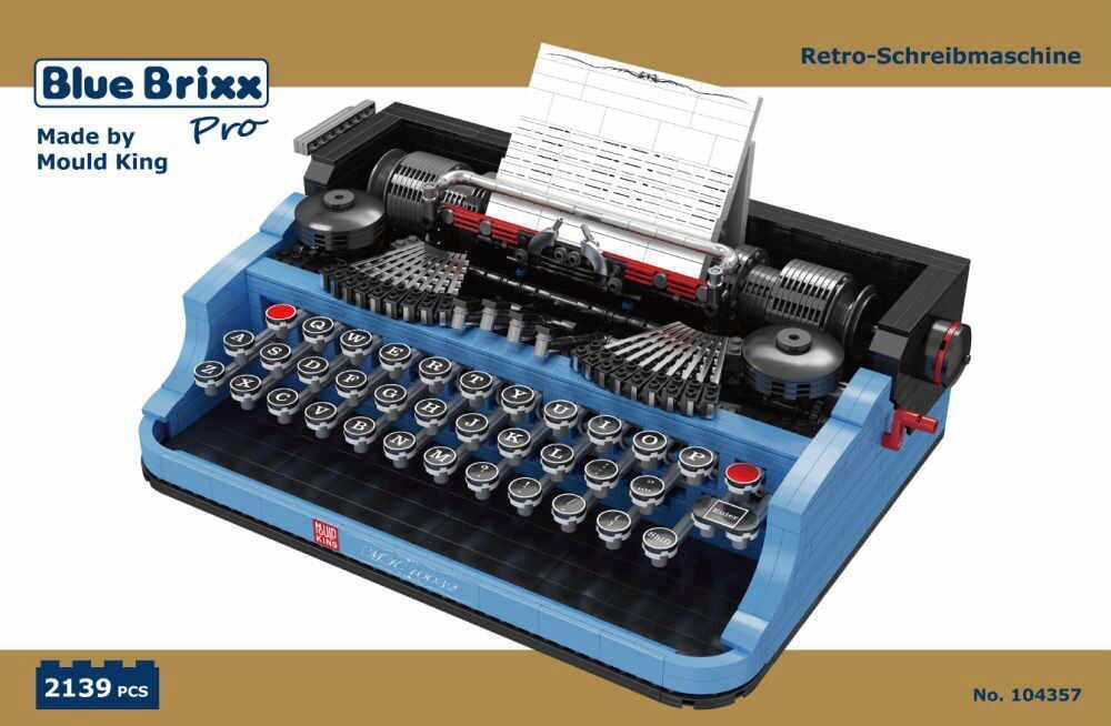 BlueBrixx 104357 Retro-Schreibmaschine  2139 Teile