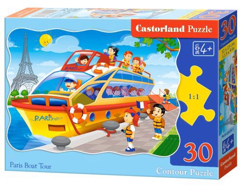 Castorland B-03624-1 Paris Boat Tour, Puzzle 30 Teile